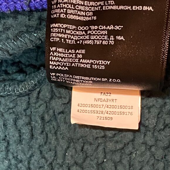 NORTH FACE  RAGE VINTAGE FLEECE FULL ZIP JACKET Size L brown label - Picture 9 of 12